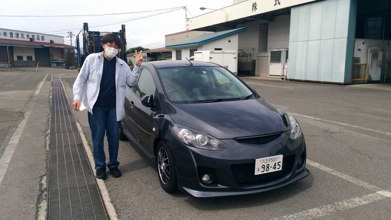 デミオスポルト DE5FS 納車時の2ショット